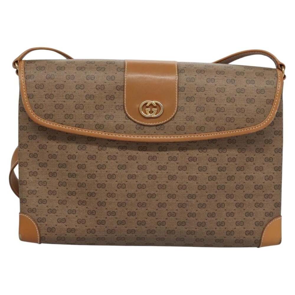 Gucci Micro GG Supreme Shoulder Bag Beige